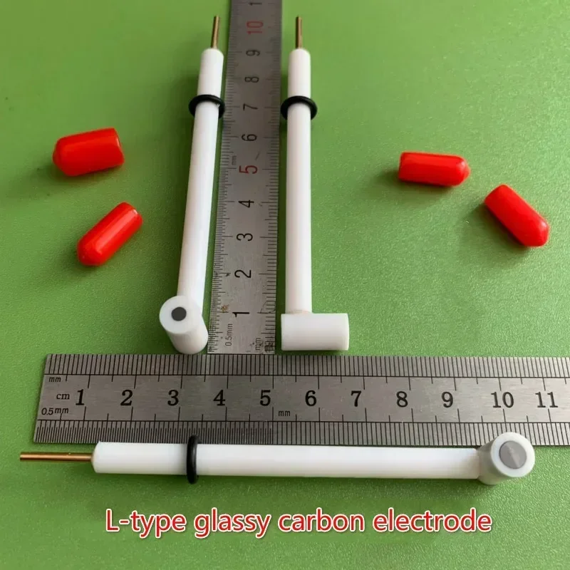 L-type glassy carbon electrode, inert disk working electrode, laboratory multi-purpose electrode, 3/4/5/6mm.