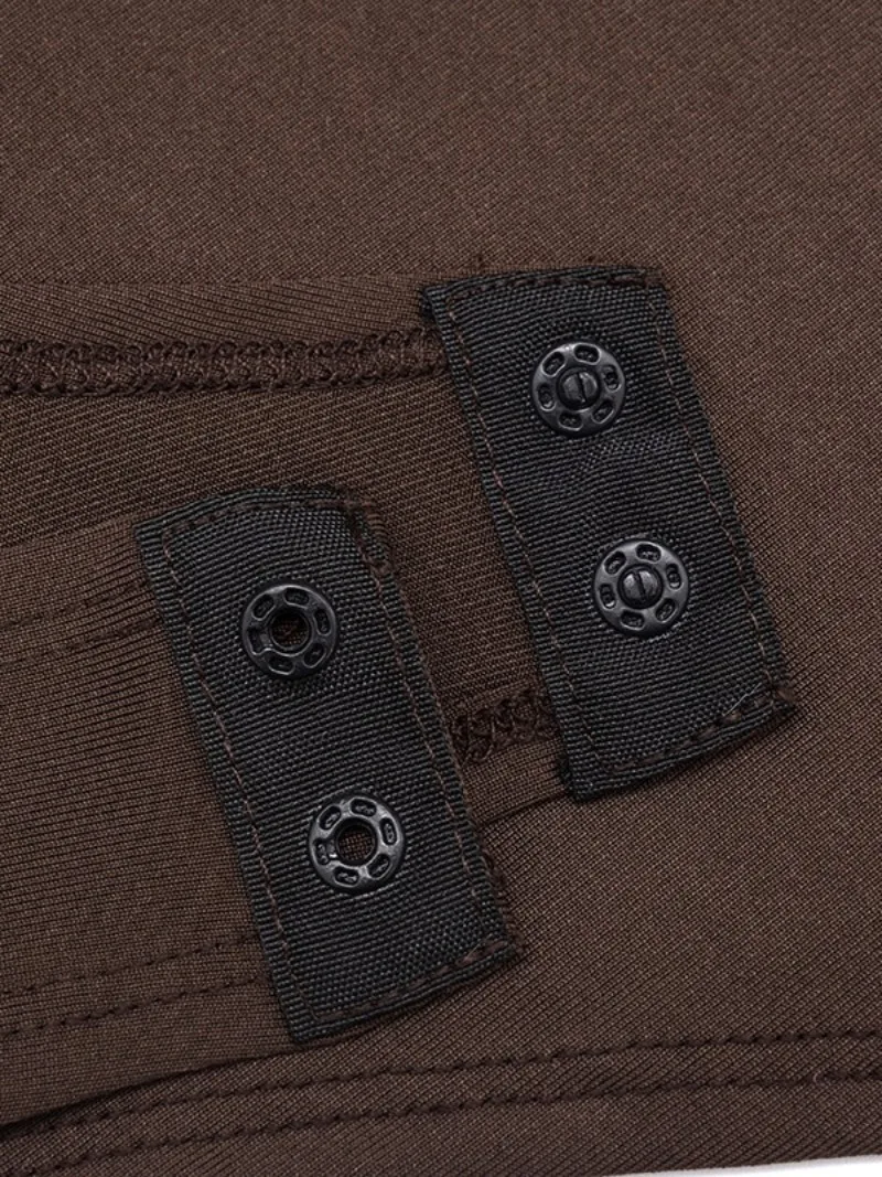 FDYOUI エレガントシックサテンパッチワークホローアウトロングドレス女性スラッシュネックフルスリーブ非対称ブラウンイブニングパーティードレス