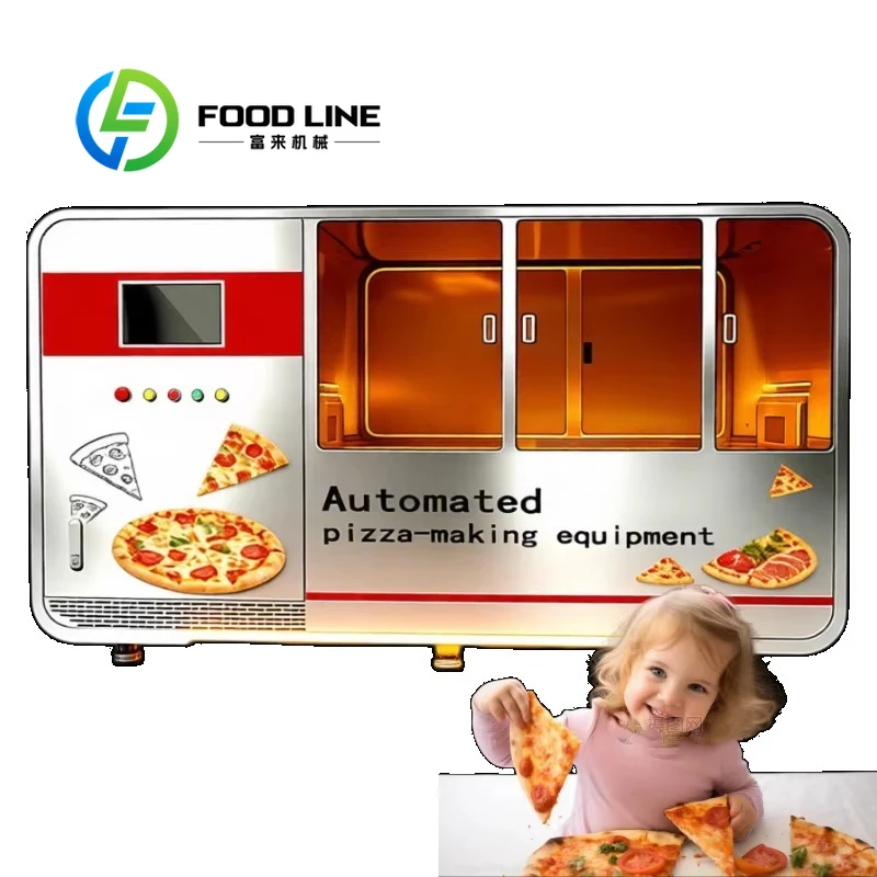 Customize Commercial Automatic Pizza-making Machine, Intelligent Robot Pizza Production Line, Rapid Output