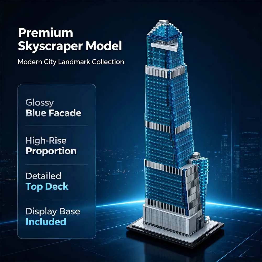 MOC 30 Hudson Yards New York Skyscraper Building Blocks Model Kit City Landmark Architecture Collectible Ornament Gift For Adult