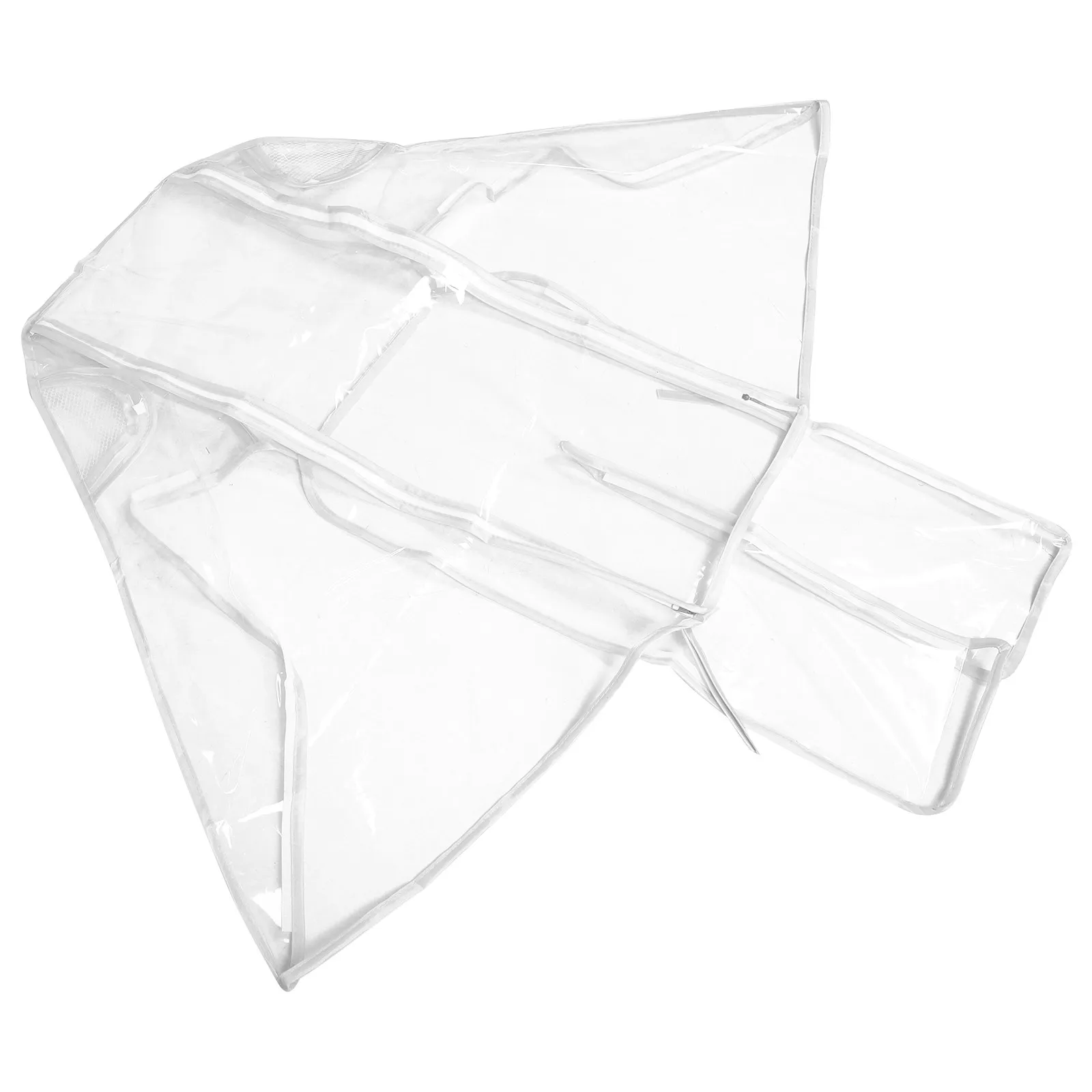 

Transparent Universal Rain Cover Windproof Waterproof For Baby Stroller Large Size Lightweight Mobility Scooter Cover