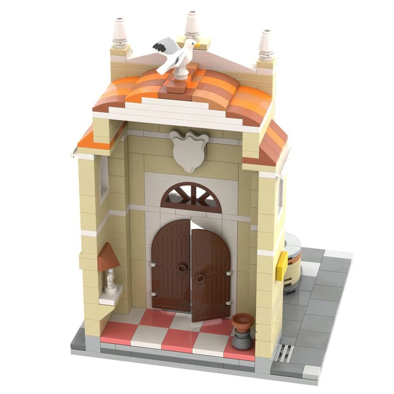 

342pcs MOC Venetian Church Modular Streetscape Model Building Blocks Architecture Toy Christmas Gifts Brick Kids Education DIY