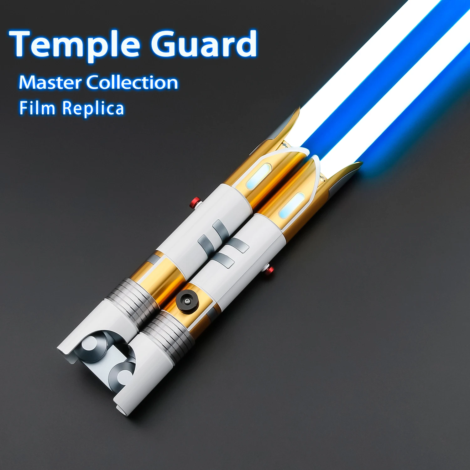 TXQSABER Temple Guard double Lightsaber SNV4 Proffie2.2 Heavy Dueling Light Sword Metal Hilt Smooth Swing FOC Force Cospaly Toy