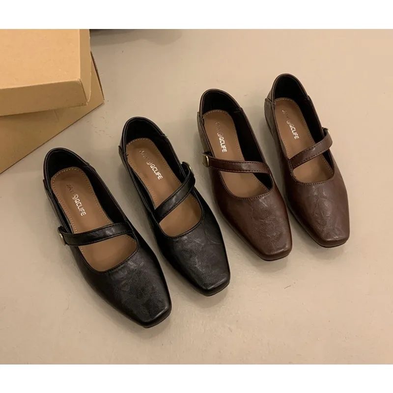 

Spring Autumn Women Flats Round Toe Shallow Elastic Band Ladies Concise Ballet Shoes Eelgant Dress Shoes
