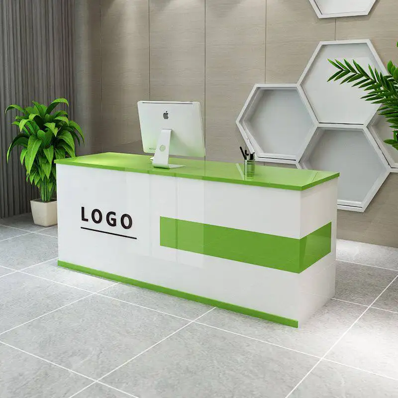 

Company Organizers Reception Desks Fashion Interior Luxury Nordic Creative Reception Desks Designer Bureau Unique Furniture