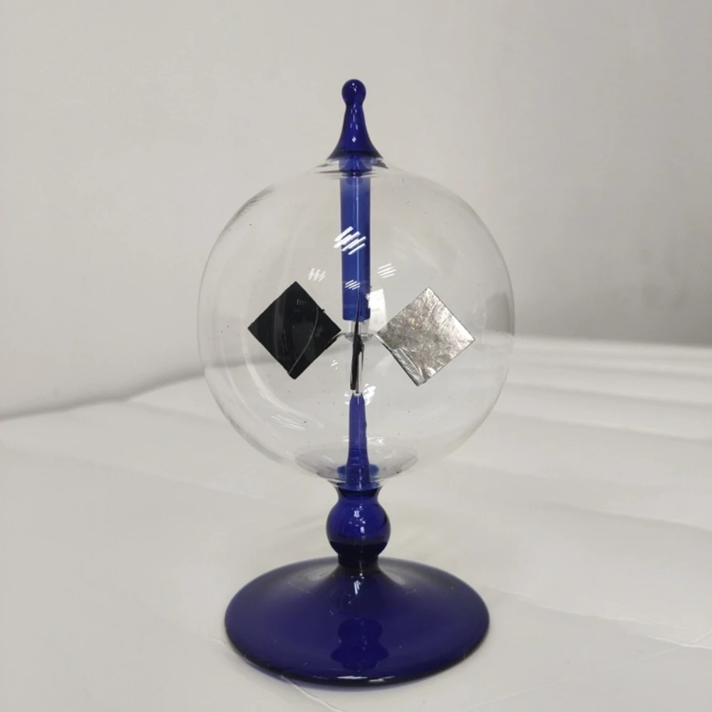 

YYg-o4 Blades Rotating Glass Windmill Solar Powered Crookes Radiometer Light Mill/Educational Teaching Study Tool
