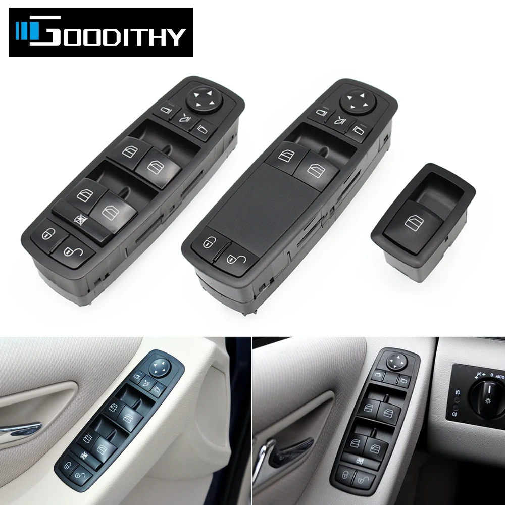 

​Car Electric Master Power Window Lifter Control Switch For Mercedes Benz A B Class W169 W245 1698206710 1698206610 1698206410