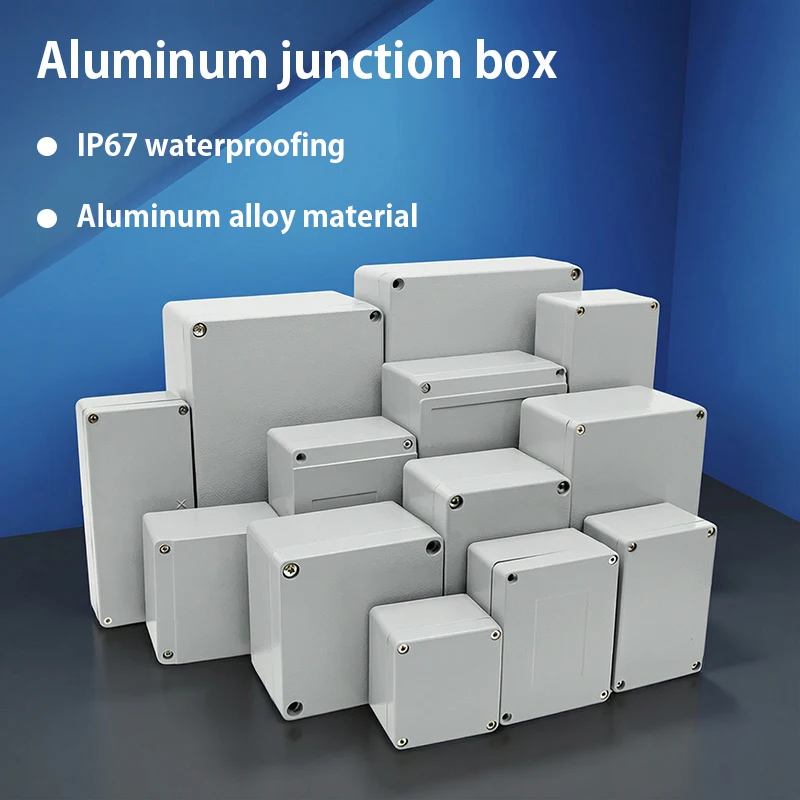 Cast aluminum waterproof box, outdoor waterproof aluminum box, metal waterproof junction box