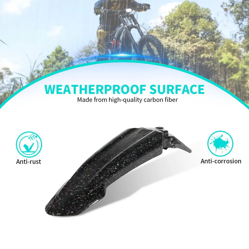 Funparts Front Fender Mudguard Wheel Protection Carbon Fiber For Surron Lightbee S X Segway X160 X262 Electric Dirt Bike E-bikes - view 5