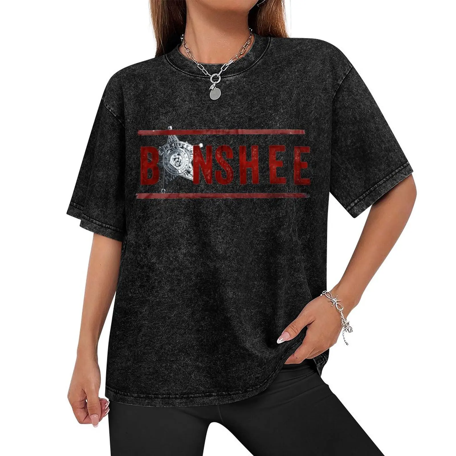 Banshee American action drama TV Series T-Shirt custom t shirt cute clothes Blouse Men's t-shirt