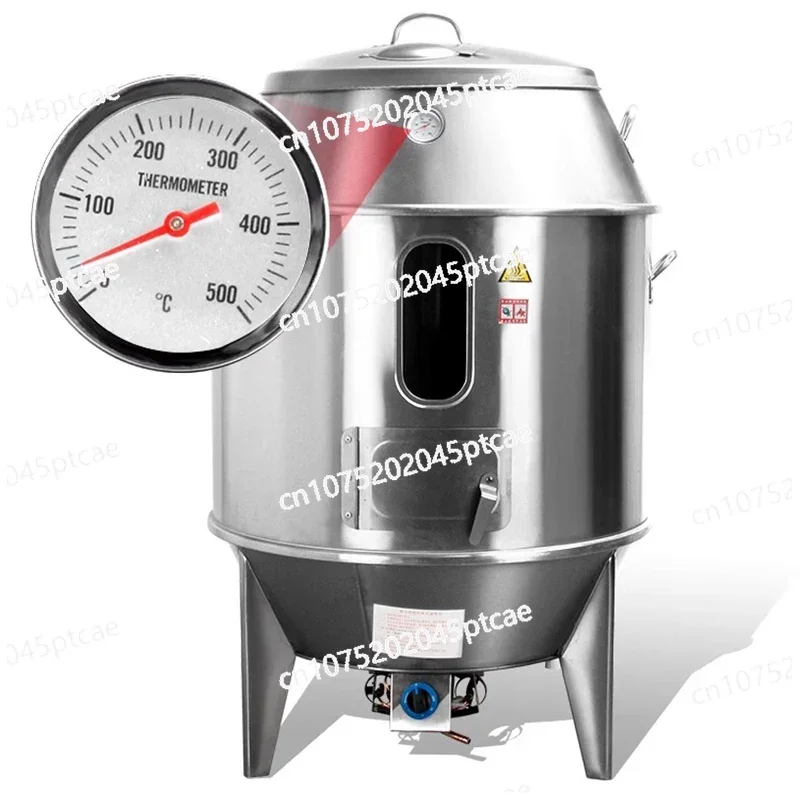 Stainless Steel Roast Chicken Stove, Commercial Oven, Crispy Pork Belly Gas, Double Layer, Charcoal Duck Furnace, 100cm