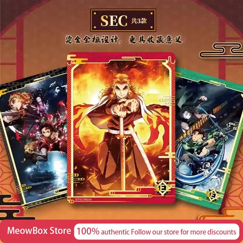 

Genuine Card Fun Demon Slayer Mugen Train Cards Collectibles Infinity Castle Arc Anime Merchandise For Anime Fans Anime Figures