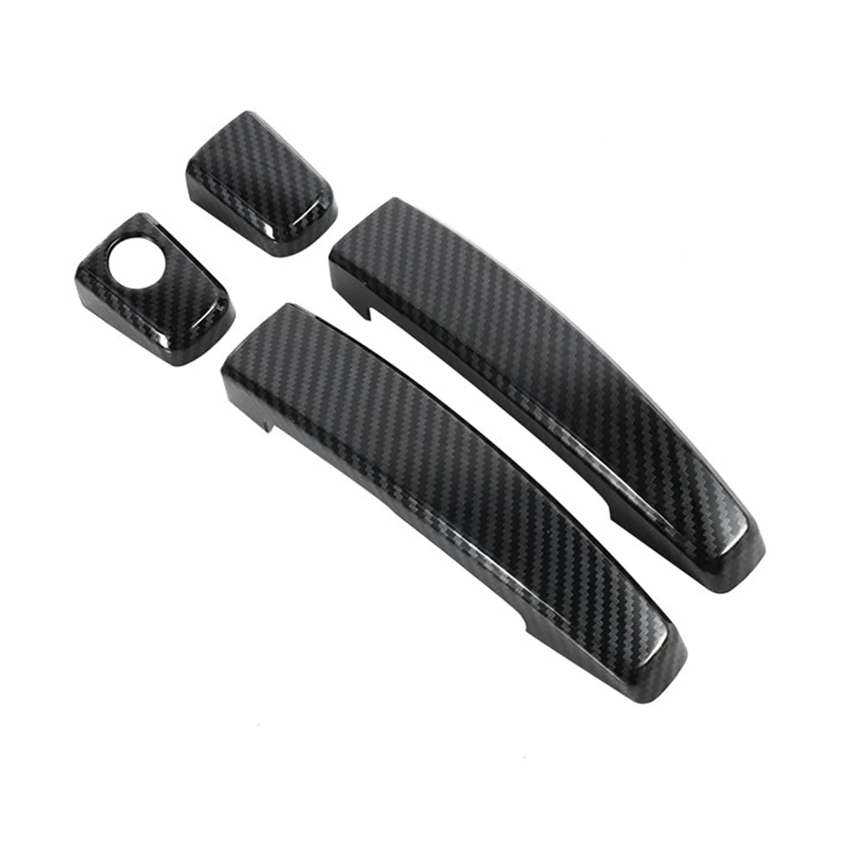 Car Carbon Fiber Door Handle Cover Trim for Opel Tigra B 2004-2009