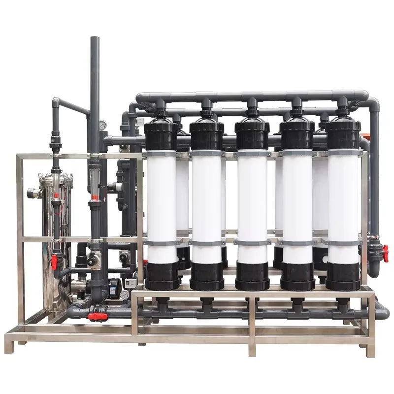 Custom Ultrafiltration Protein & Water Purification System with PLC Control Pump & Motor 10000L/Hour Beverage Use