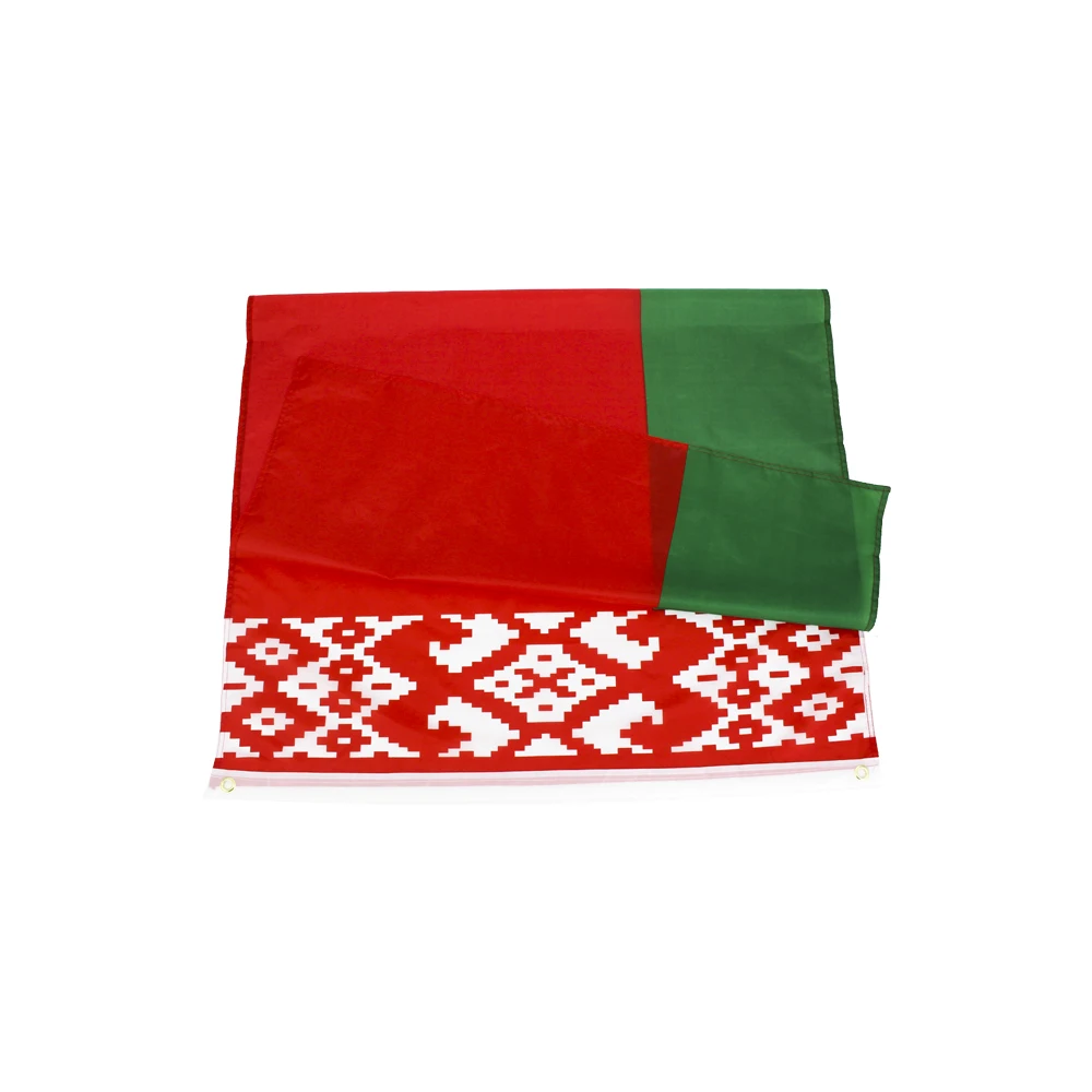 Belarus Flag 3x5 Foot Polyester BELARUSIAN National Flags Polyester with Brass Grommets 3 X 5 Ft