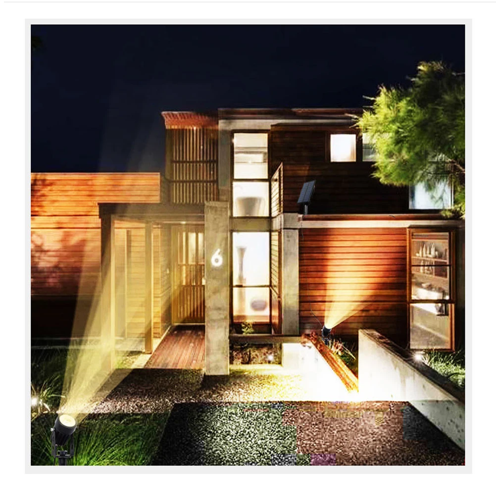 

LED Lawn Lights Solar Powered Ground Plug Light Outdoor Garden Decor High Quality Durable Material Easy Installation Energy