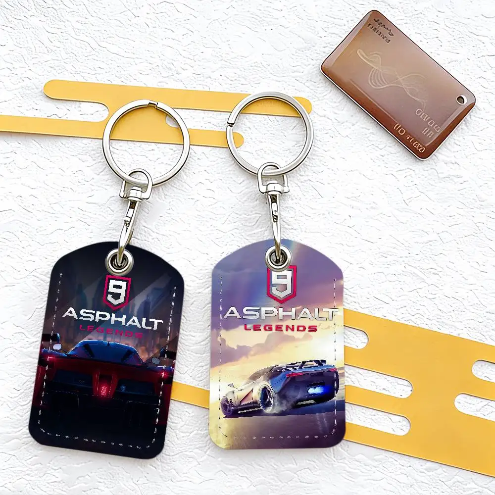 

Игровые держатели для карт A-Asphalt L-Legends, защитные чехлы для студенческих удостоверений личности, чехлы для карт доступа в кампусе, брелок для ключей