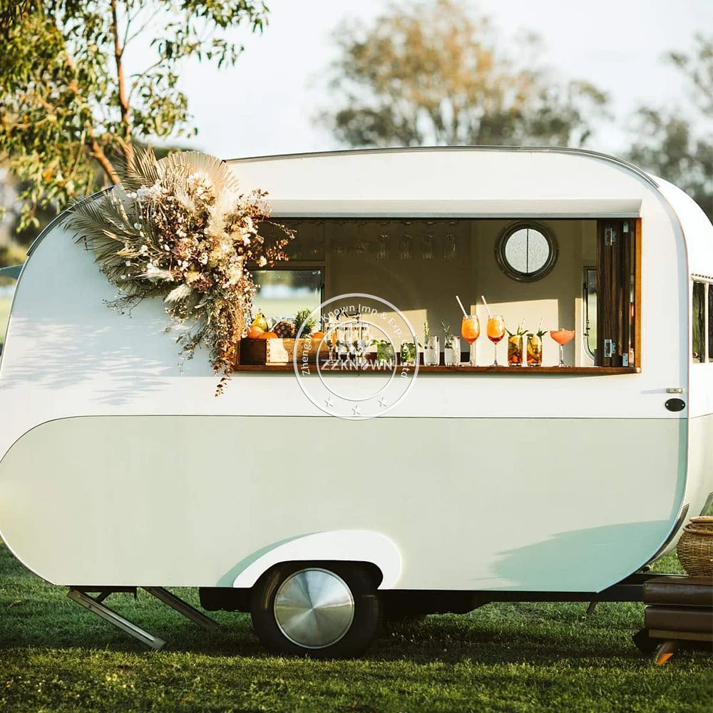 Remolque de comida personalizado, carro de café, Pizza, cocina móvil, equipos completos, camión de helados para perritos calientes, remolque de camión de comida