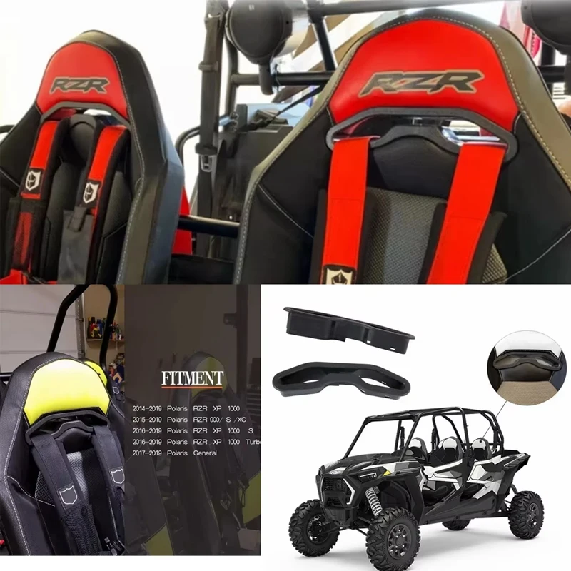 

2pcs HARNESS PASS THROUGH POLARIS RZR 1000 900 800 XP Turbo -4 SEATER 5 point