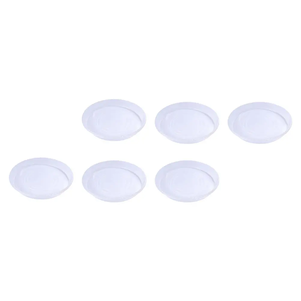 

6 шт. пластиковый поднос для цветочного горшка, устойчивый к царапинам, элегантный вид, идеальный подарок для любителей растений, поднос для цветочного горшка для дома и сада