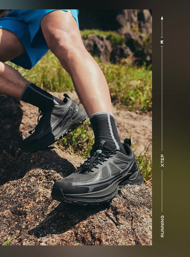 Xtep Chase Mountain Herren-Wanderschuhe, Sommer, rutschfest, stoßdämpfend, leicht, Outdoor-Sneaker 875319170005 – Detail 29