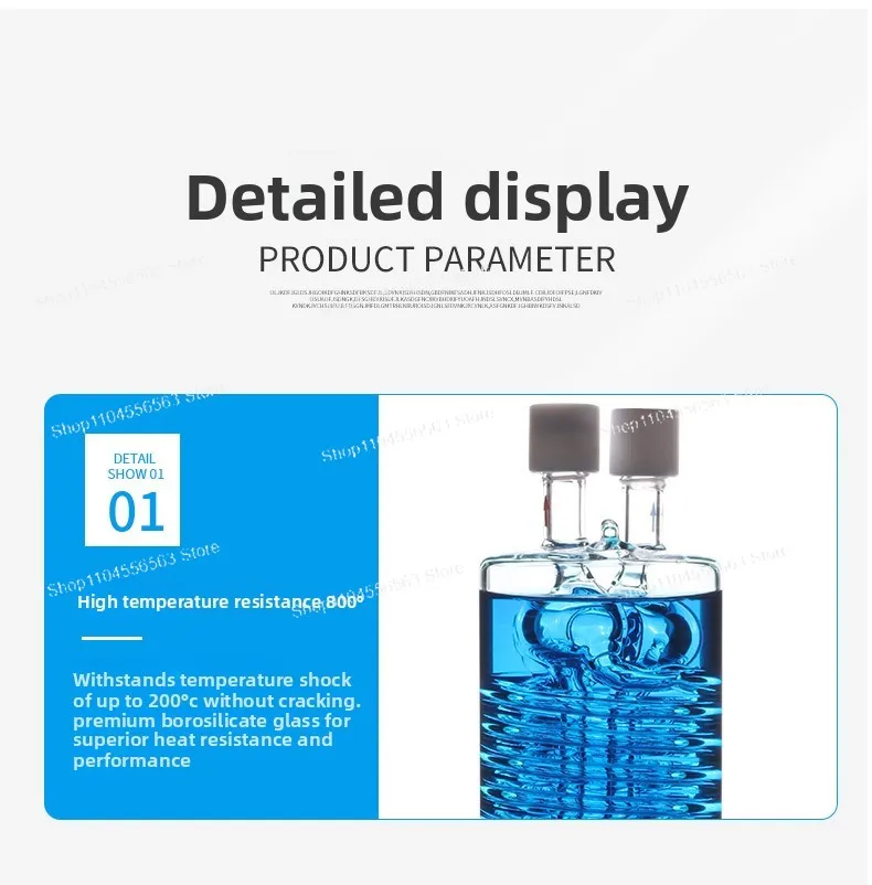 Glass Cold Chamber CEMS Flue Gas Condenser Accessories Dual Channel Single Chamber Refrigerator Dual Chamber