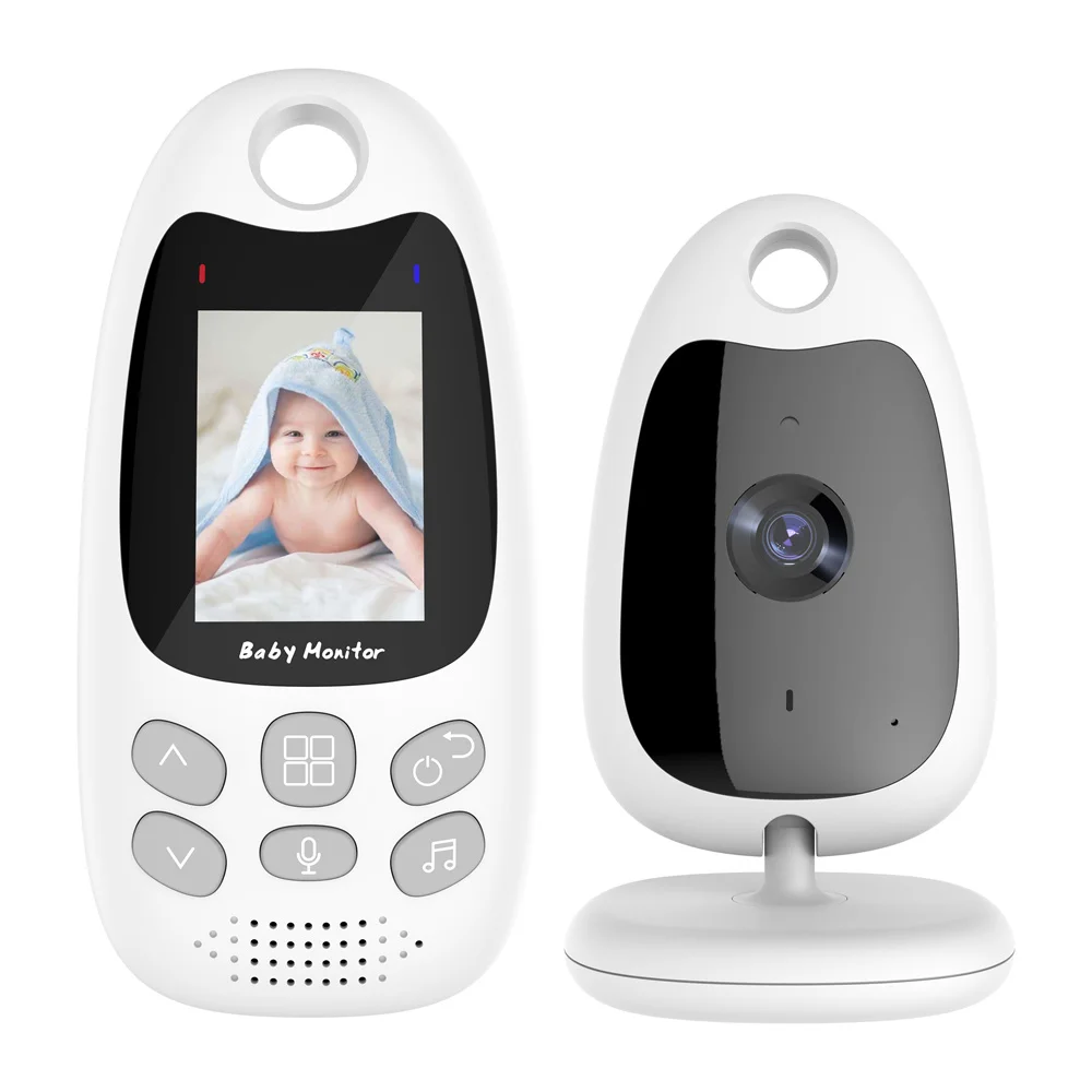 

Multi-Language 2Inch Baby Monitor Two Way Intercom Babysitter Temperature Music Display Nanny Cam Long Distance Kids Camera