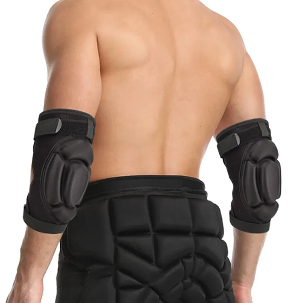 

1 Pair Nylon Fitness Elbow&Knee Brace Adjustable Wear-resistant Compression Elbow&Knee Pads Elastic Protection