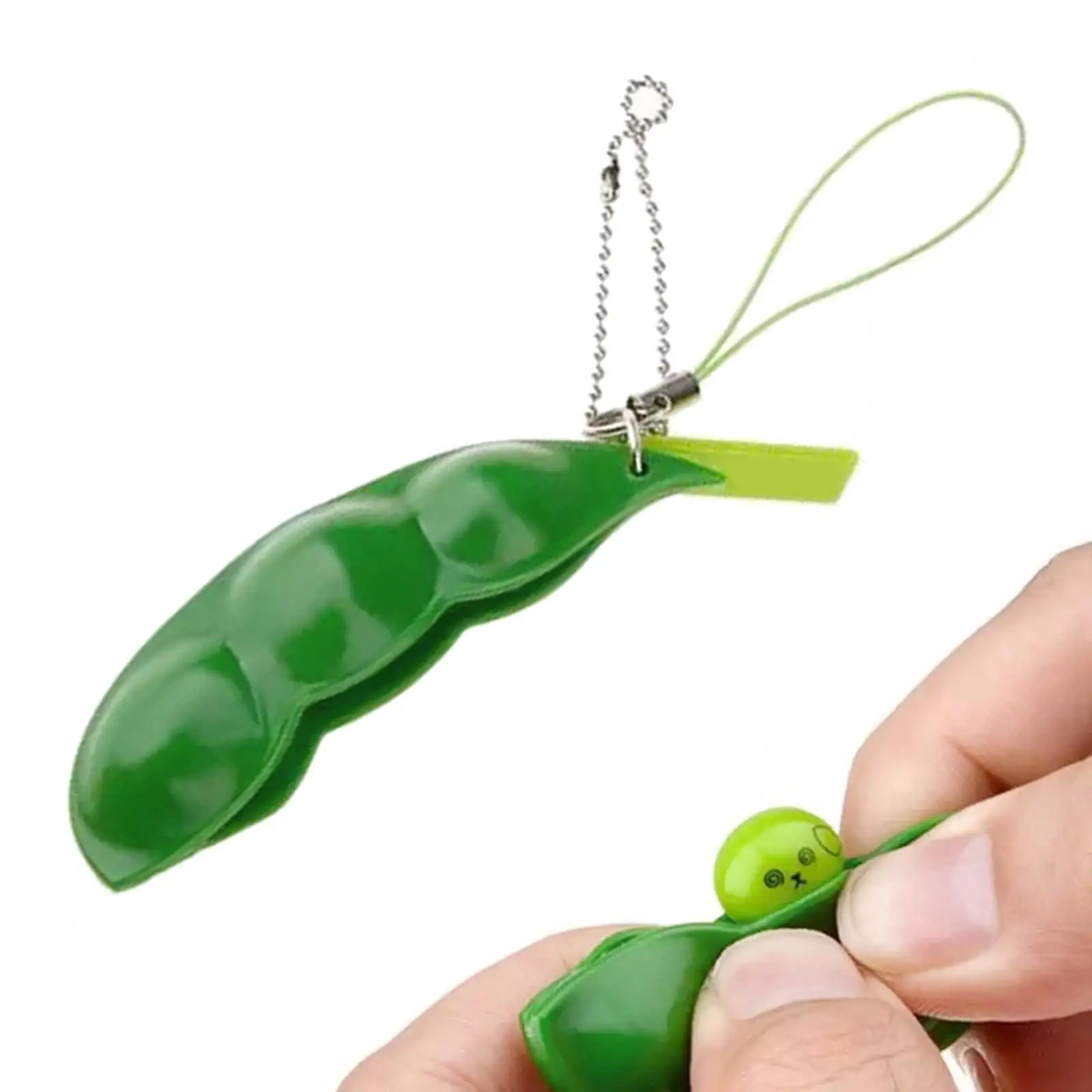 Squeeze Bean Keychain Squeeze Bean Toy Keychain Toy Squeeze Bean Key Chain Fun Squeeeze Toys Pendants