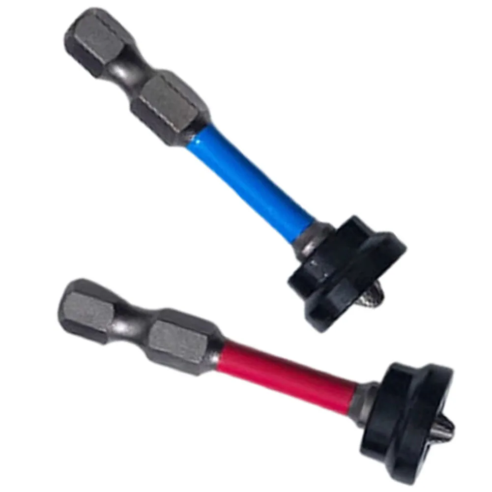 2PCS Cross Magnetic Positioning Screwdriver Bits Gypsum Board Plasterboard Screws Locating Batch Head Drilling Tools Magnetic