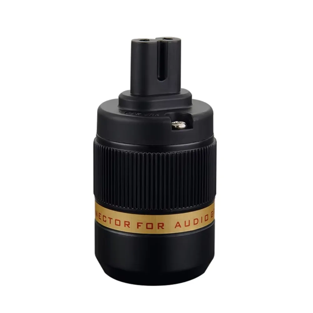Hochleistungs-VF508R Audio, reines Kupfer, rhodiniert, Netzkabel, Abbildung 8, IEC C7-Stecker, Hifi-IEC-Stecker, IEC-Stecker