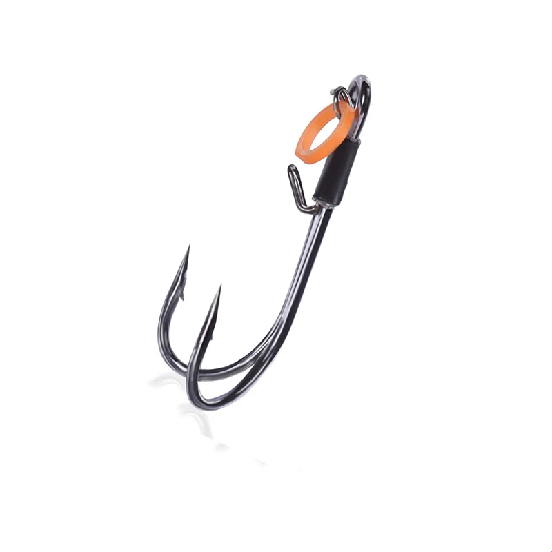 Duple Hooks Live Shrimp Hooks Set With Barbed Hooks Fishing  Butterfly Hooks Two Claw Hooks Basses Hook  Factory Direct Sale