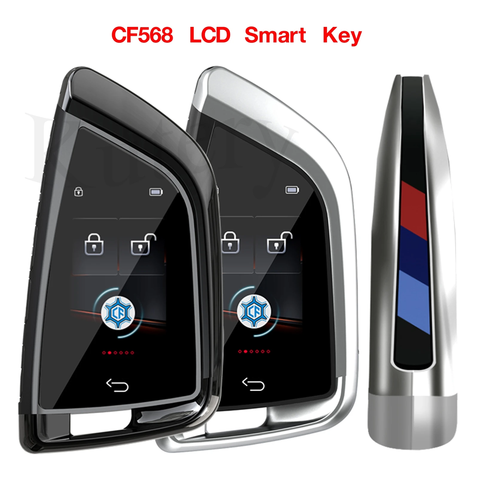 

jingyuqin English CF568 Universal Modified LCD Smart Key For BMW For Kia For Benz For Ford Keyless Entry Automati Door Lock