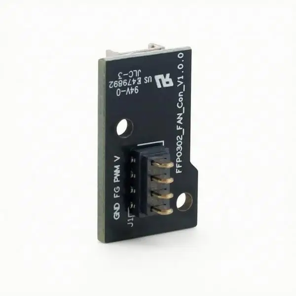 3D Printer Cooling Fan Head Adapter Board Compact PCB with Mounting Holes for AD5X Hotend Efficient Airflow