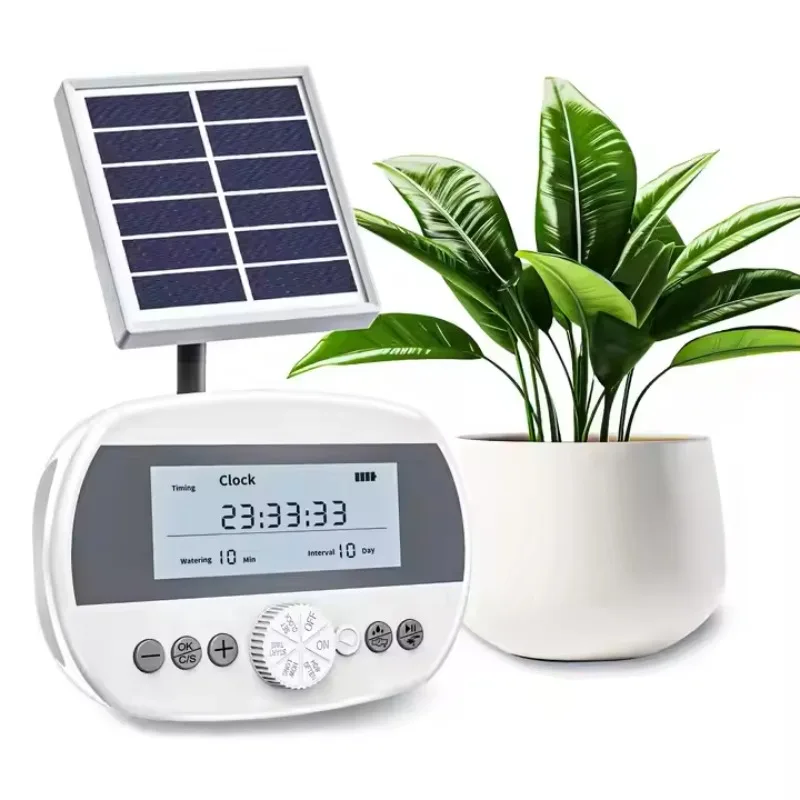 

solar drip irrigation system, solar irrigation system, garden watering system, supports 15 kinds of indoor and outdoor plants