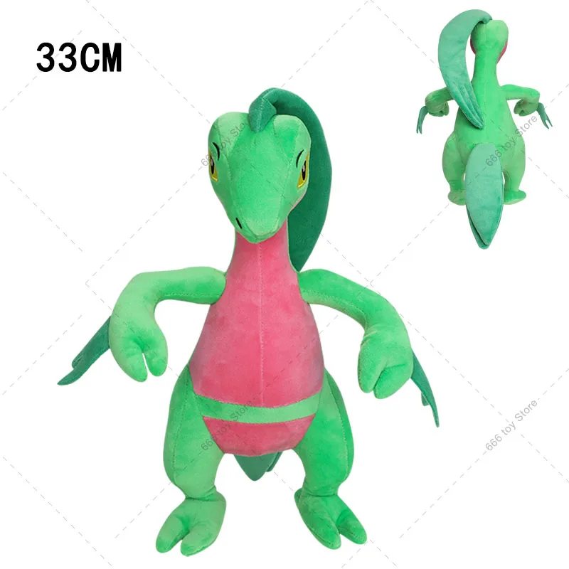 New Pokemon Plush Grovyle Stuffed Animal Toy Anime Stuffed Toys High Quality Birthday Gifts 33CM