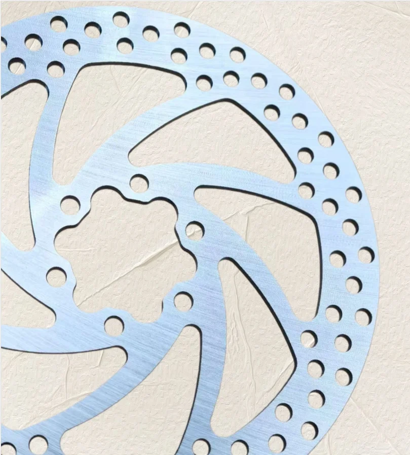 Rotor de frein à disque GUSTAVO pour vélo électrique, épaisseur 2,8 mm, 160/180 mm, super rigidité, installation à 6 boulons, ouverture 44 mm / 48 mm en option 3
