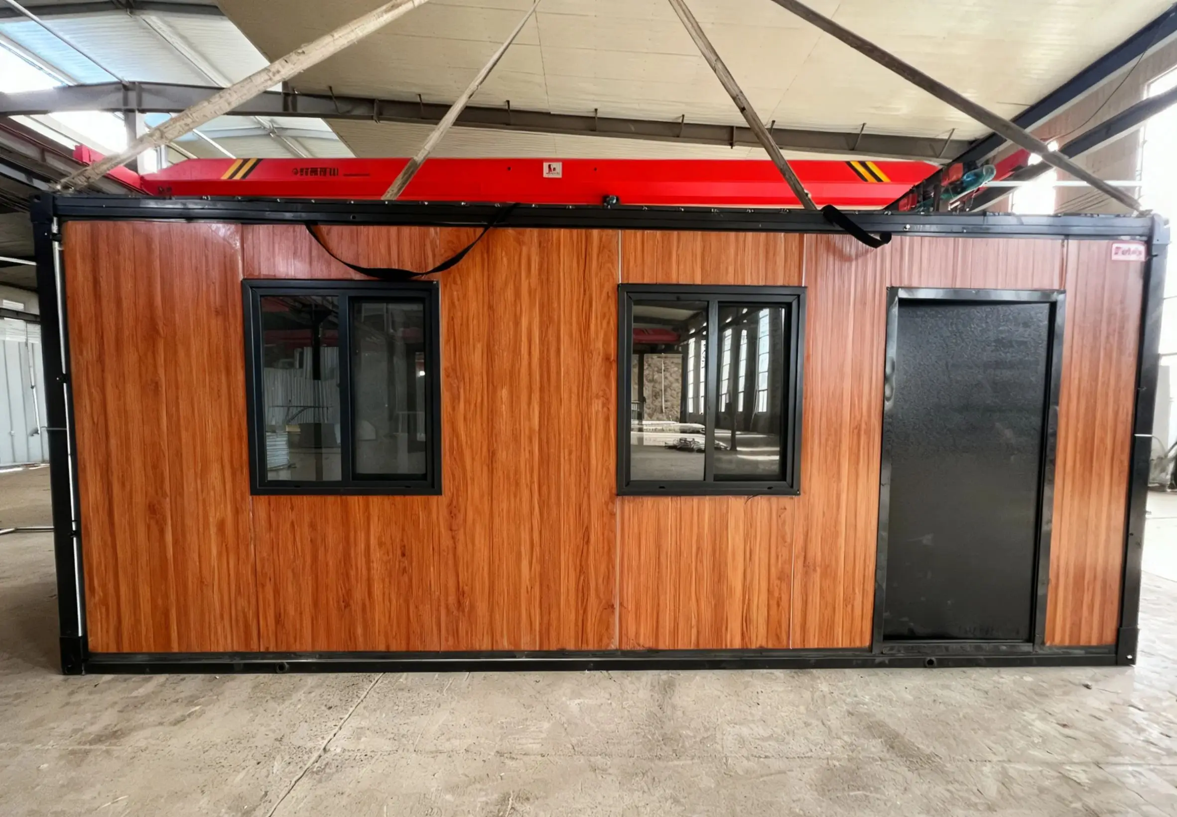 إيداع منزل معياري صغير محمول جاهز. هيكل فولاذي منزل متنقل؛ فيلا مع سقف مدبب #5