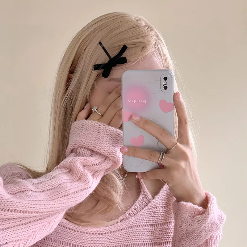 2PC Koreanischen Stil Samt Bogen Haarnadel Set Einfarbig Einfache Hairgrip für Mädchen & Frauen Vintage Haar Clips Zubehör – Detail 16