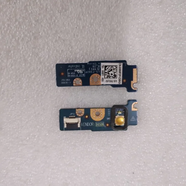 FOR Dell Precision 7530 BUTTON BOARD LS-F592P MWF2P 0MWF2P