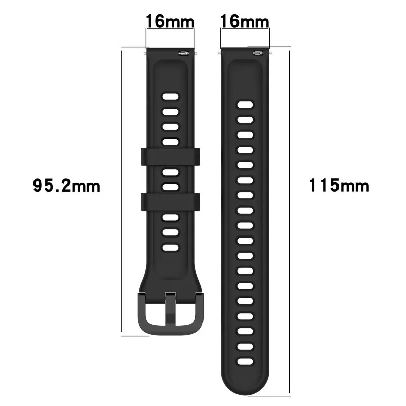 16mm Silicone Strap for Huawei Watch Band 7 6 3  Sports Band Wristband Keep B4 Bralecet for Huawei Watch Fit Mini Accessories