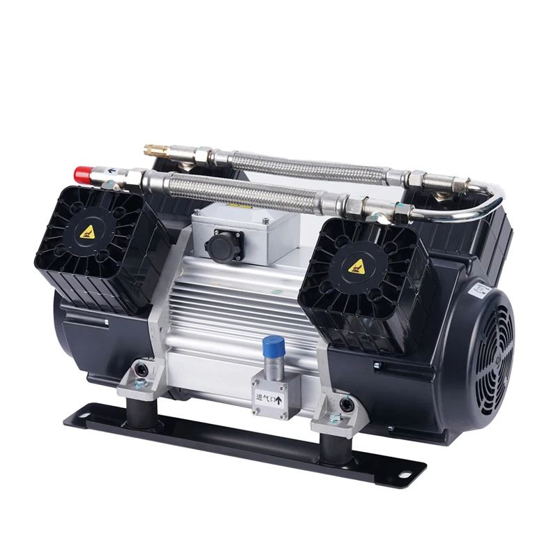 Hot sale Asynchronous Oil Free Piston air compressor pump 4KW Electric Air Compressor compressor for vehicle use