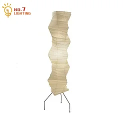 Noguchi Akari Rice Paper Table Lamp Japanese Wabi Sabi Vintage Desk Lights for Living/Tea Room Decoration Bedroom Bedside Cafe