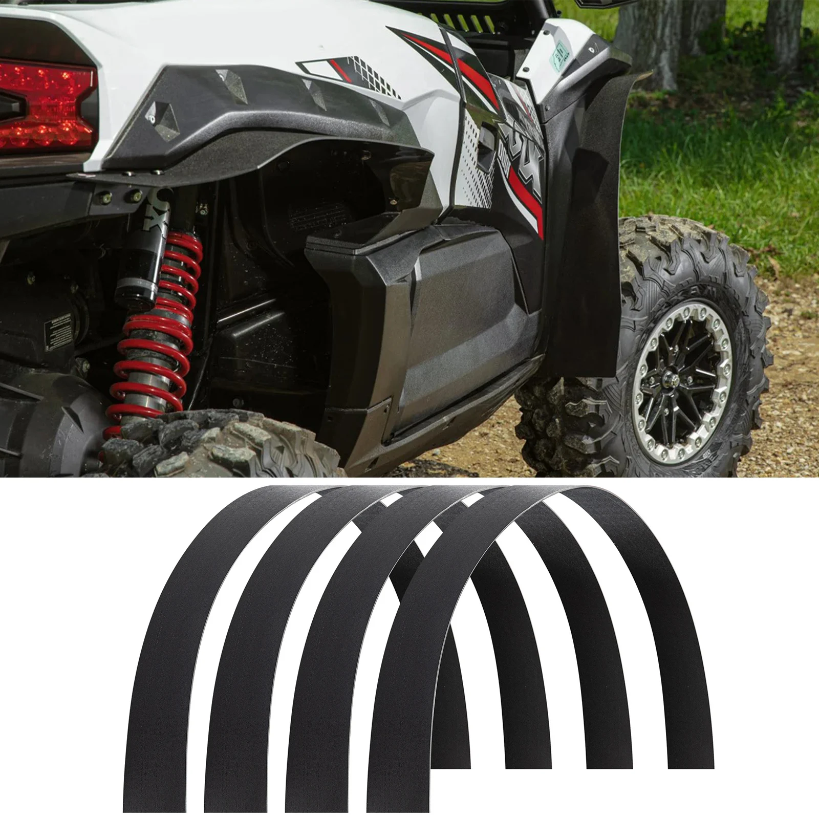 

For Kawasaki Teryx KRX4 1000 4PCS Fender Flares Wide Wheel Arch Mud Flap Guards