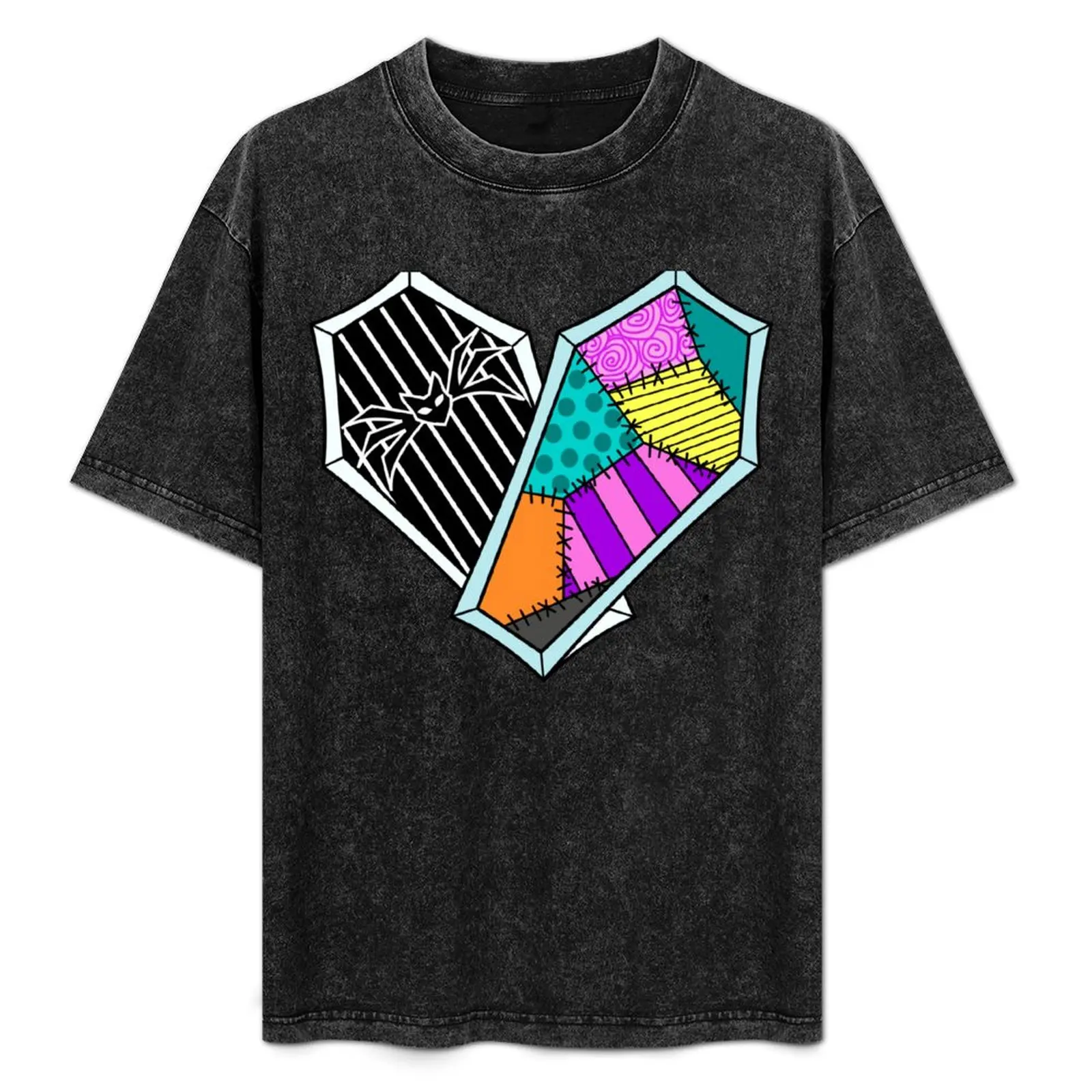 

Coffin Heart T-Shirt Classic Print Short Sleeve Shirt