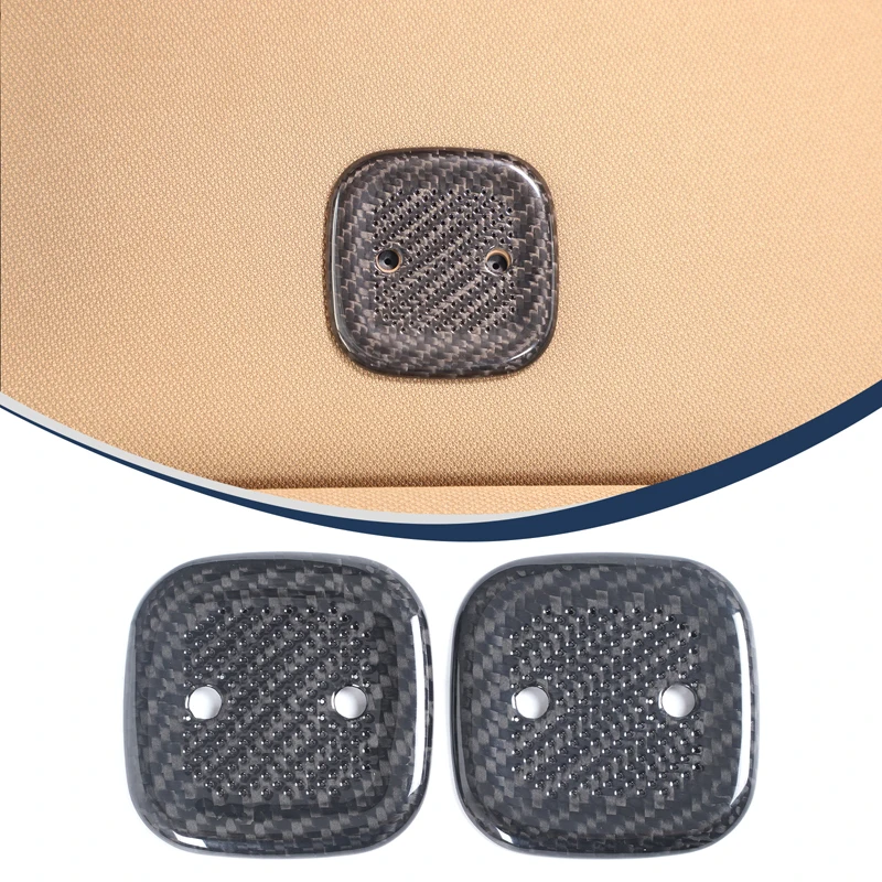 

For Land Rover Range Rover Executive 2023+ Car Roof Horn Decorative Cover True Carbon Fiber Automotive Interior Accessories