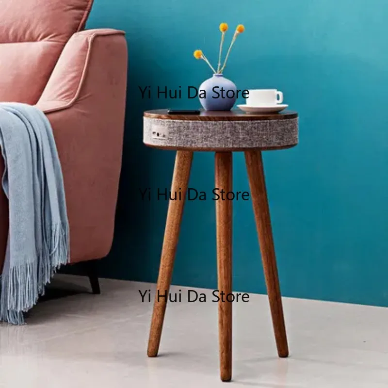 Smart bluetooth coffee table stereo mobile phone wireless charging home creative speaker simple furniture sofa edge