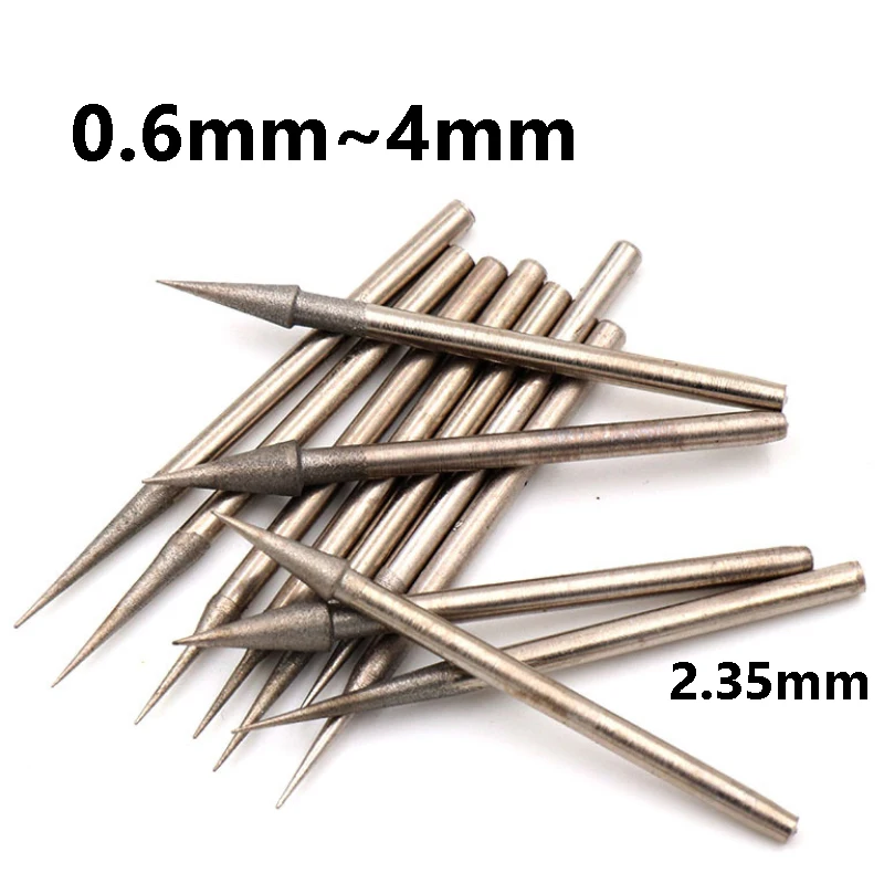 

0,6 мм 0,8 мм 1 мм 1,5 мм 1,8 мм 2 мм 2,5 мм 3 мм 4 мм игла для шлифовальной головки для инструментов для резьбы, сверла для отверстий