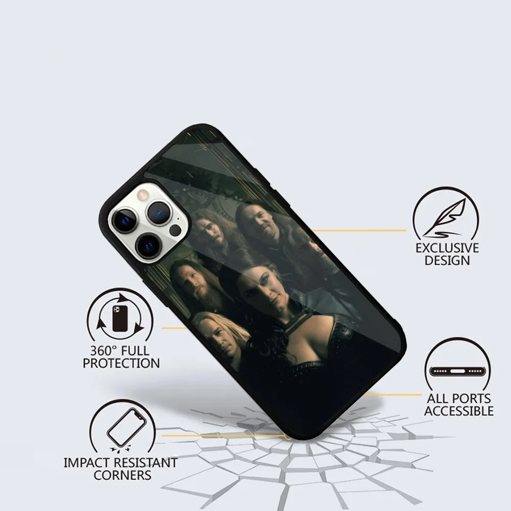 Rock Band Nightwish Lanternlight Phone Case For iPhone 16,15,14,13,12,11,Plus,Pro,Max Mini Magsafe Magnetic Wireless Charging