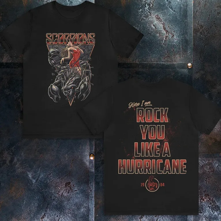 Vintage 80s Scorpions Rock You Like a Hurricane Unisex T-Shirt